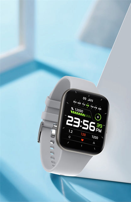 Smart Watch Heart Rate Monitor Steps Count Real-time Message Call Reminder