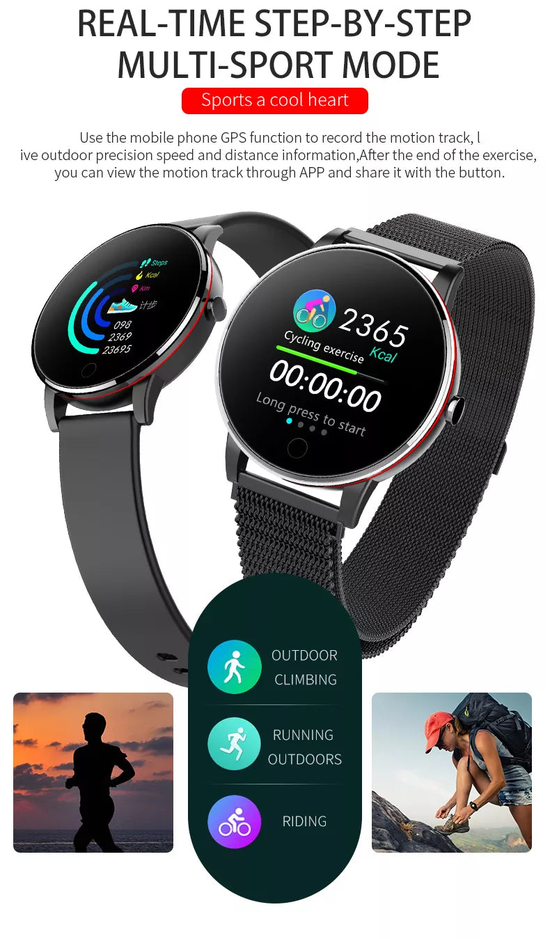 Smart Watch Heart Rate Monitor Blood Pressure  Bracelet