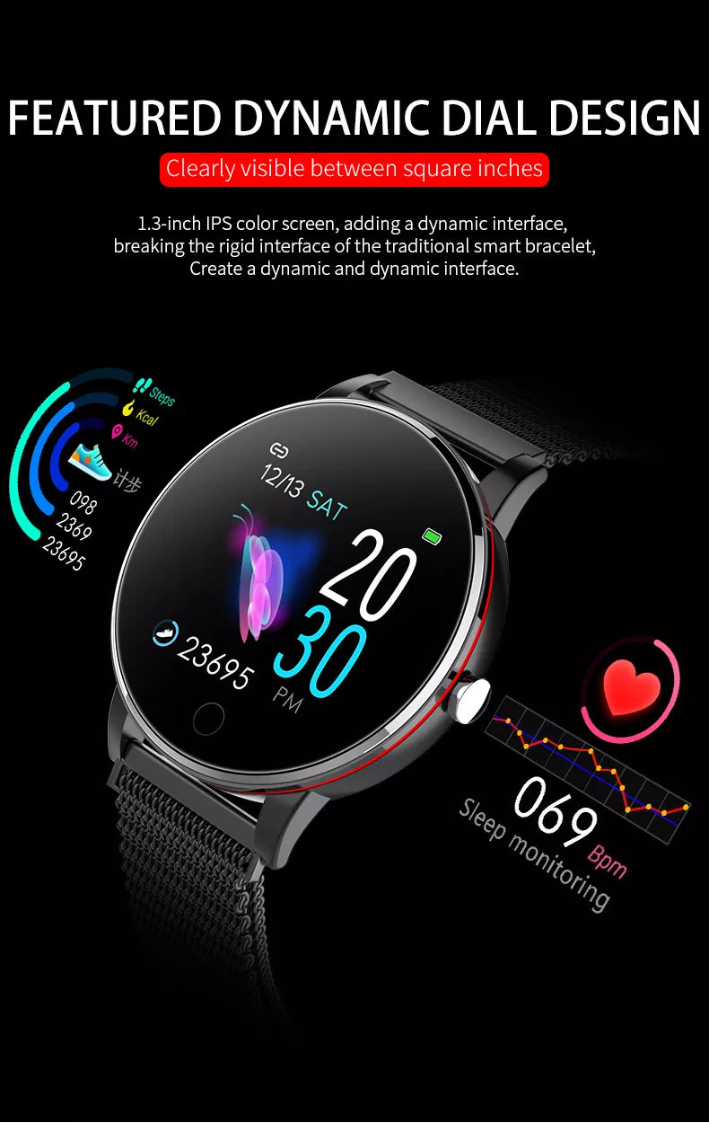 Smart Watch Heart Rate Monitor Blood Pressure  Bracelet