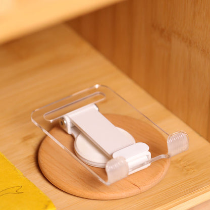 Folding Desktop Mobile Phone Holder with 360° Rotating Base