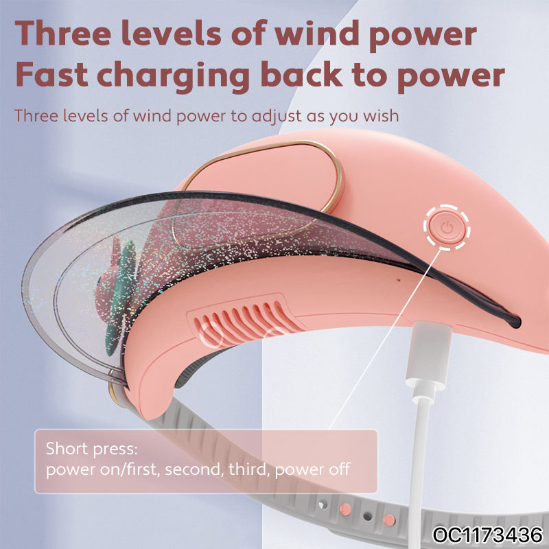 Electric Fan Visor Hat